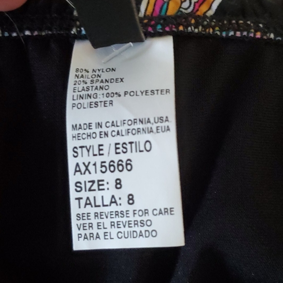 🆕️ Alex Marie Bright Paisley Banded Bikini Bottom - Picture 3 of 9